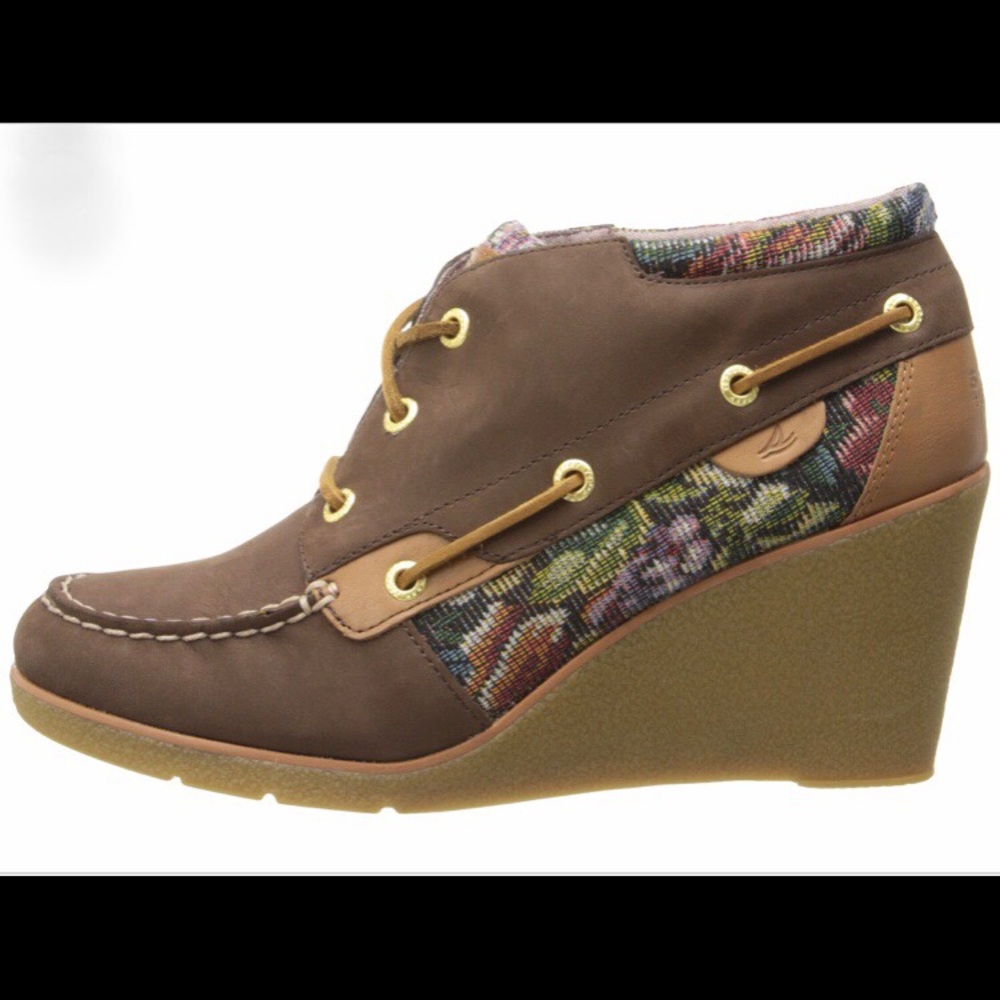 Sperry Top-Sider - Hadley Dark Brown Wedges